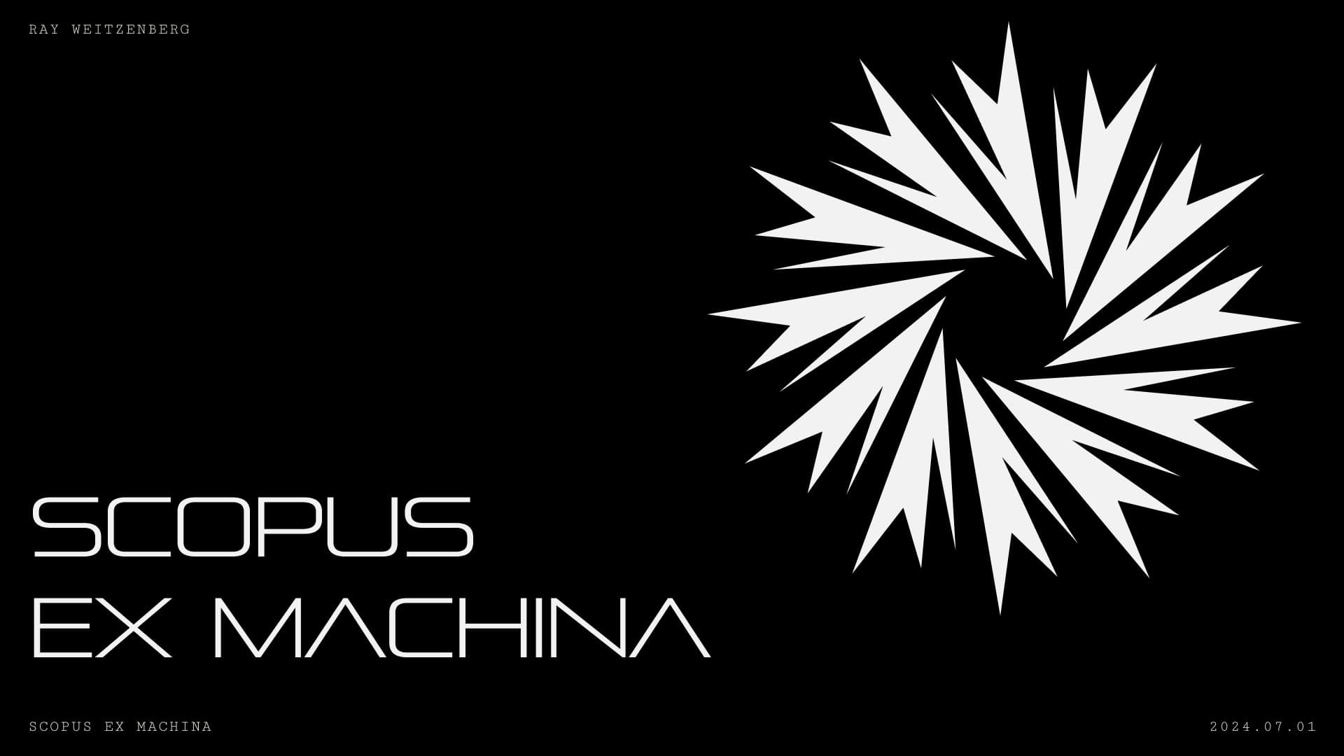 Scopus Ex Machina Slide 1
